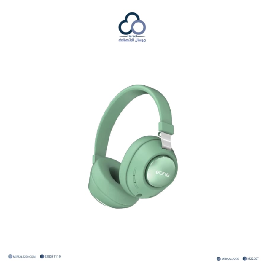 سماعة رأس EONE NeoWav – تشغيل حتى 60 ساعة اخضر