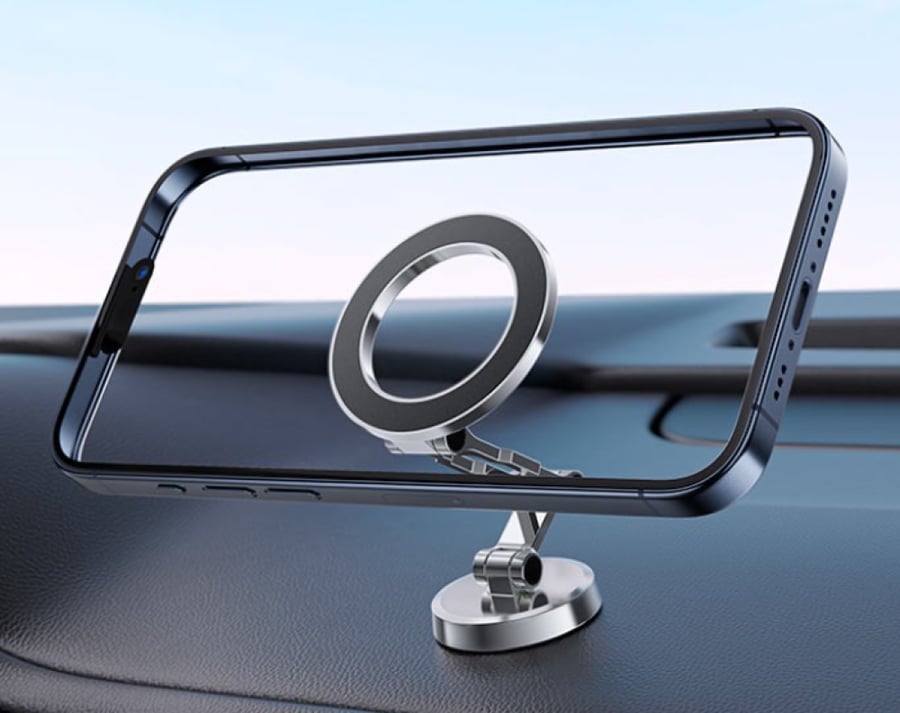 AceFast D65 حامل مغناطيسي مع شحن لاسلكي  AceFast D65 Magnetic Wireless Charging Car Holder