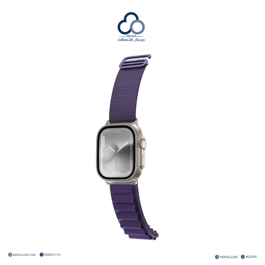 سوار AmazingThing Titan Sport Metal Loop لساعة Apple Watch 41mm – بنفسجي