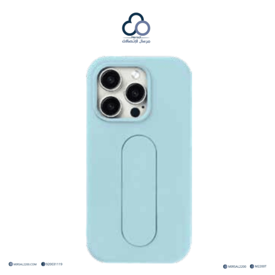 جراب جوال MacgripFlat Case من براند بارك (BRADPARK) ايفون 16 بلس  ازرق