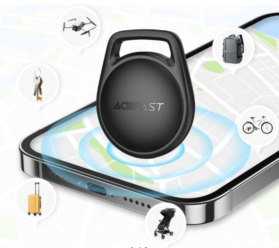 AceFast جهاز تتبع يدعم Find My  AceFast Find My Compatible Smart Tracker