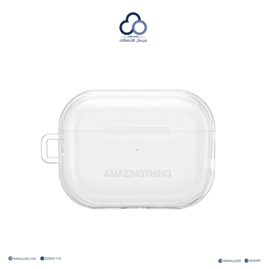 كفر AmazingThing MINIMAL Drop Proof لسماعات AirPods Pro 2 – شفاف