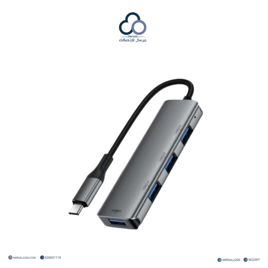 . AceFast J15 هب USB-C إلى 4 منافذ USB-A 3.0 AceFast J15 USB-C to 4-Port USB-A 3.0 Hub