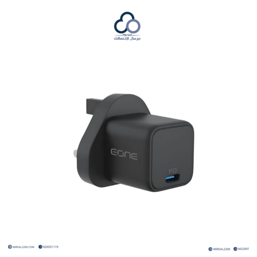 راس شاحن جداري EONE بمنفذ Type-C – 20 واط