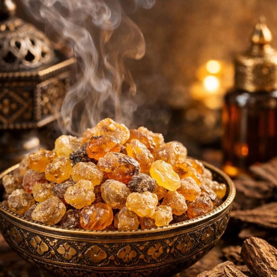 لبان مسقى بالعود - بالطريقه الحجازيه