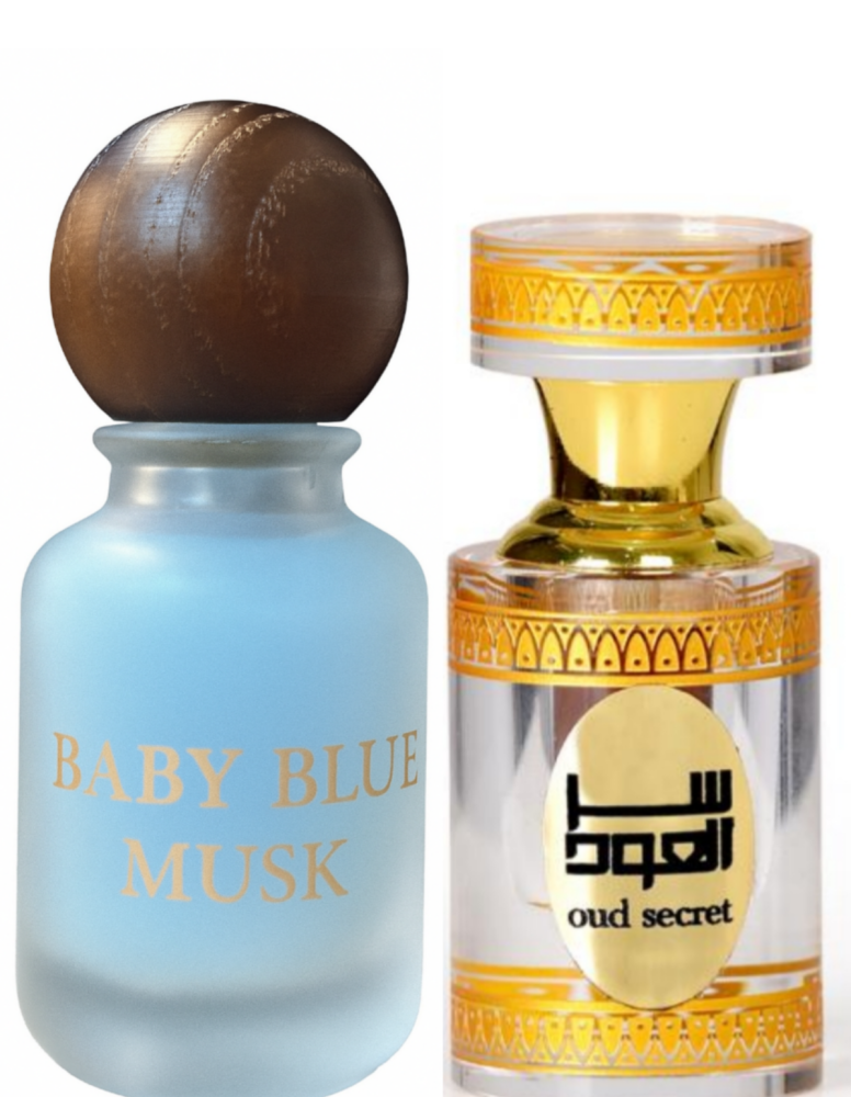 دهن سر العود + عطر بيبي بلو
