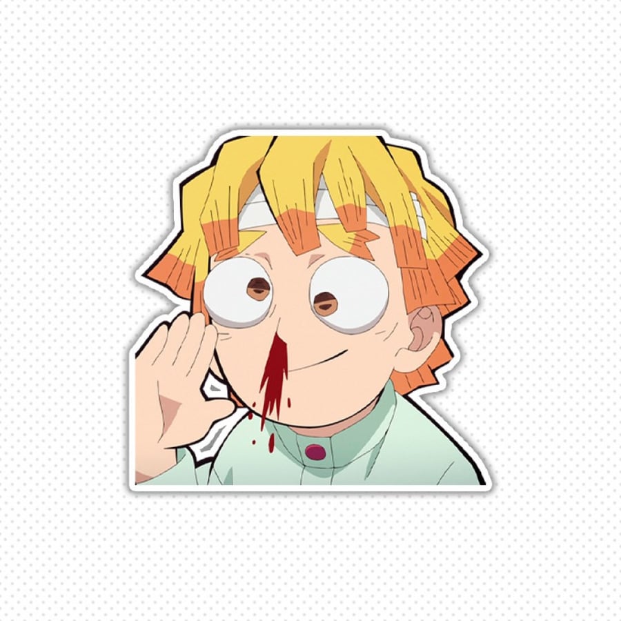 Demon slayer sticker  (10)