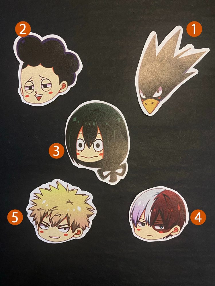 my hero academia stickers characters2