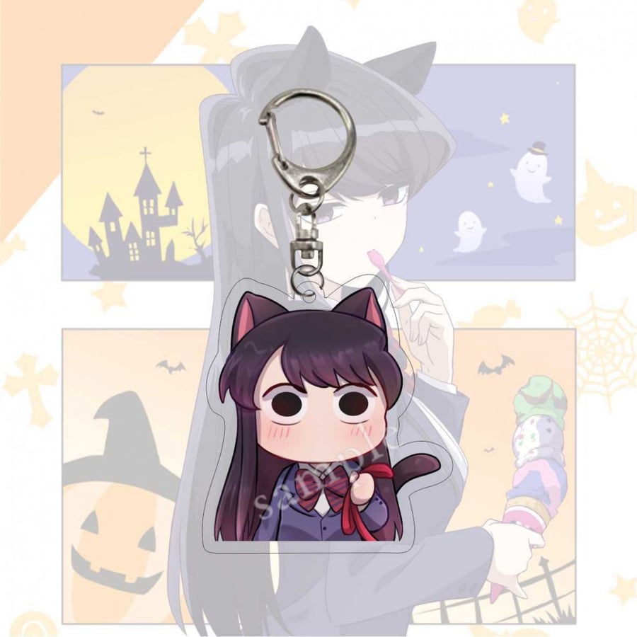 Komi Can't Communicate keychains