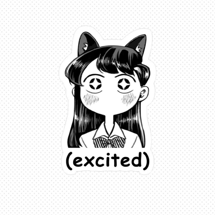 Komi-san - sticker