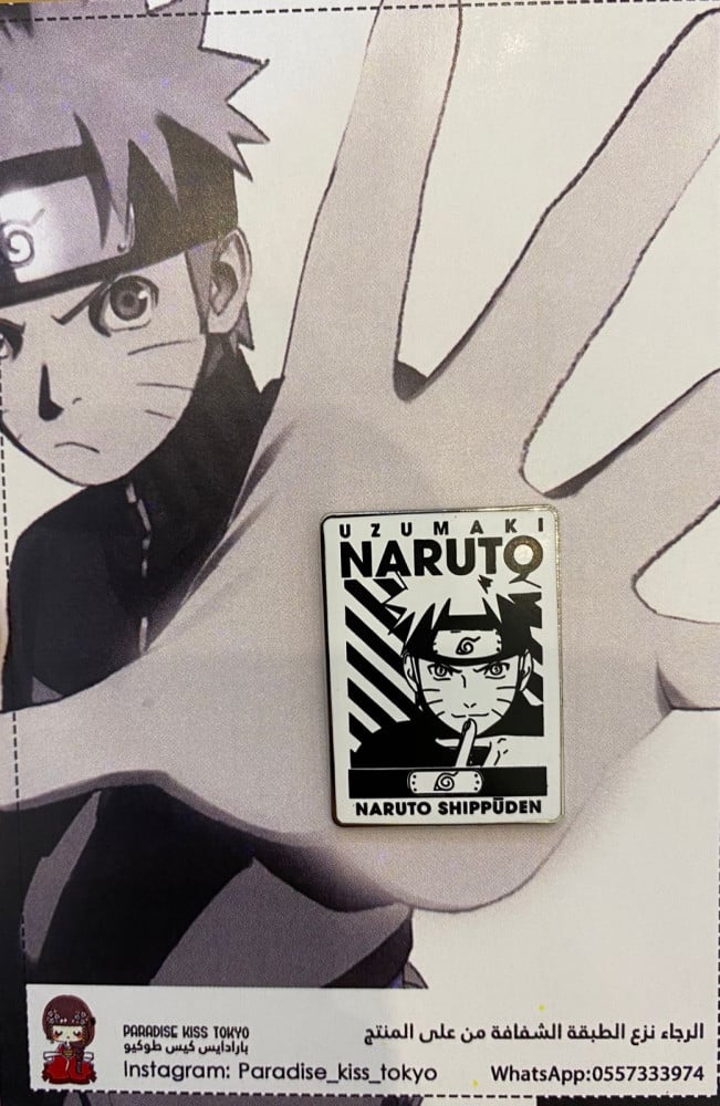 Naruto black&white Pins
