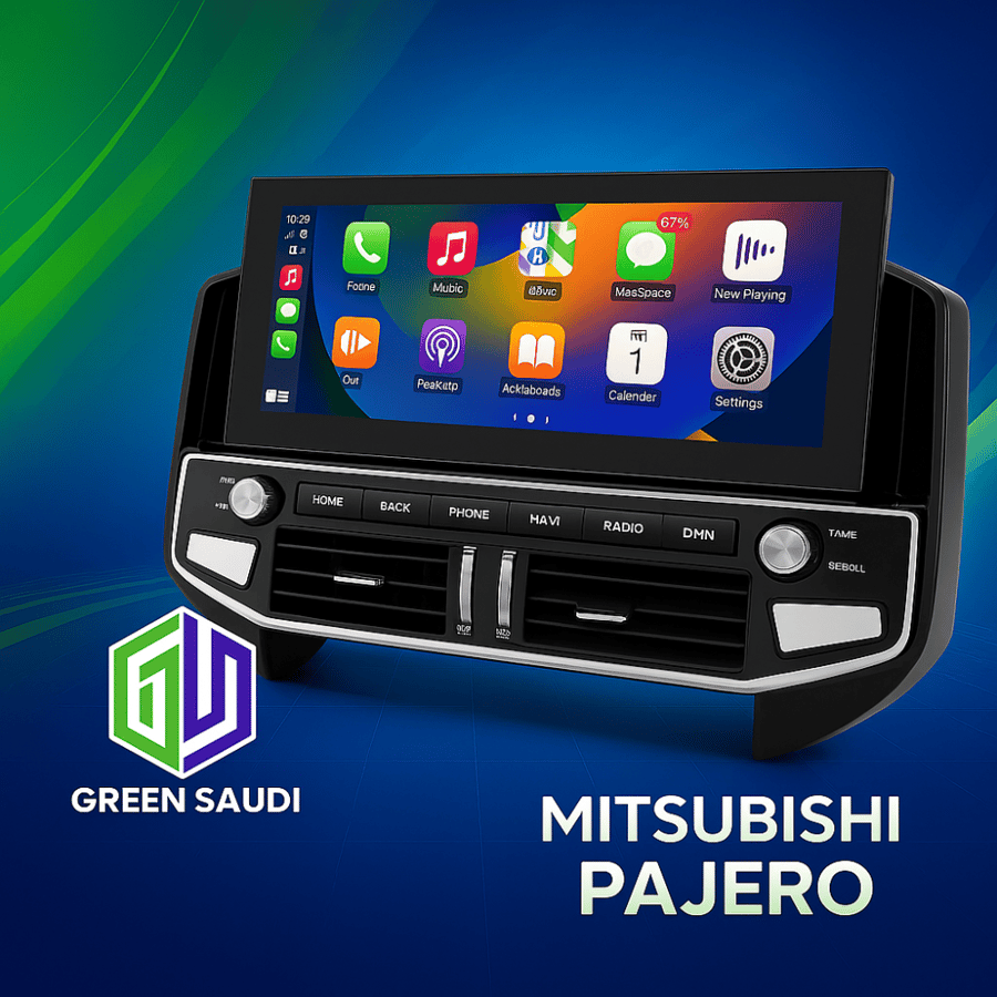 شاشة سيارة 12.3 بوصة لميتسوبيشي باجيرو 4 V80 V88 V90 V93 V97 V98 2007-2020