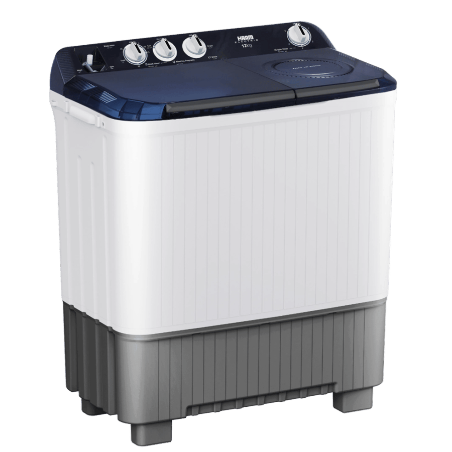 غسالة هام 13ك  حوضين ابيض HMTTI 3000W H25