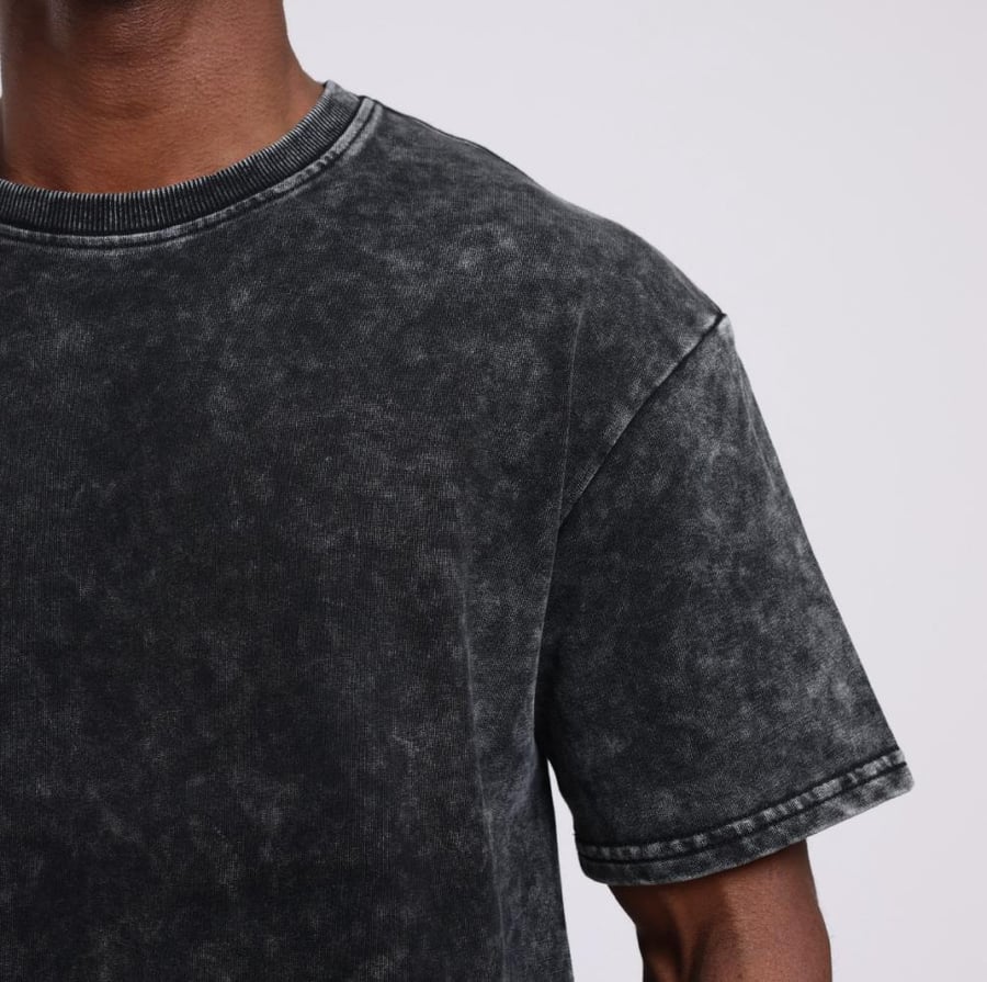black washed t-shirt