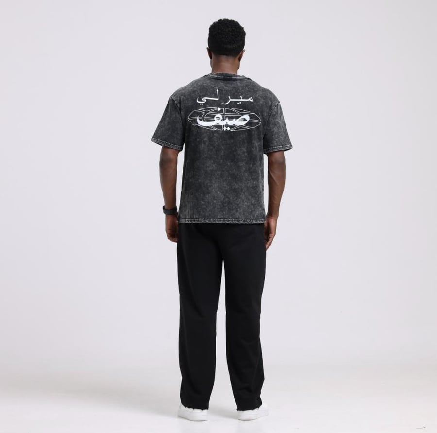 black washed t-shirt