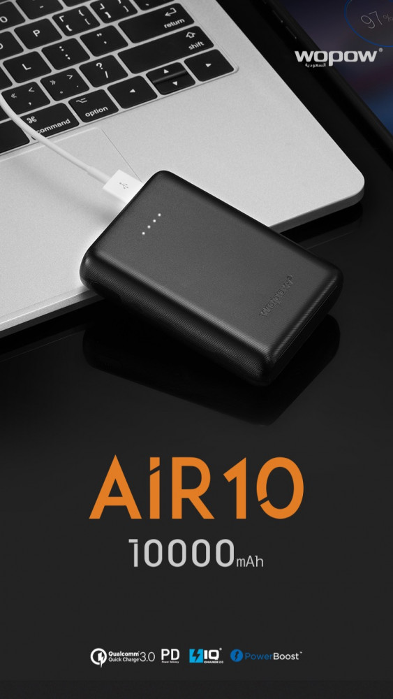 بنك  طاقة Wopow(AIR 10 (10,000 mAh