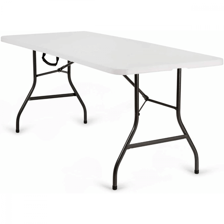 Rectangular table foldable
