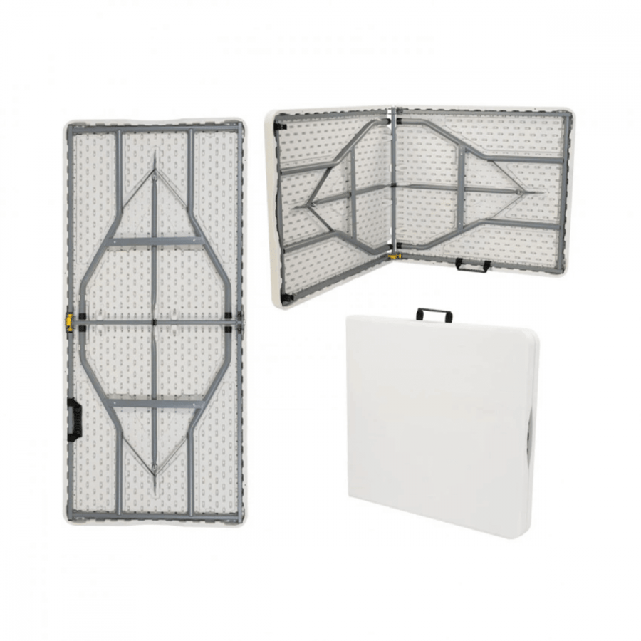 Rectangular table foldable