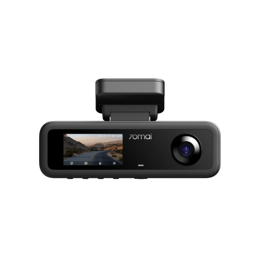 اميرا سيارة داش كام بالمكثف 70mai T800 امامية وخلفية وداخلية بدقة 4K بتقنية HDR بنظام GPS