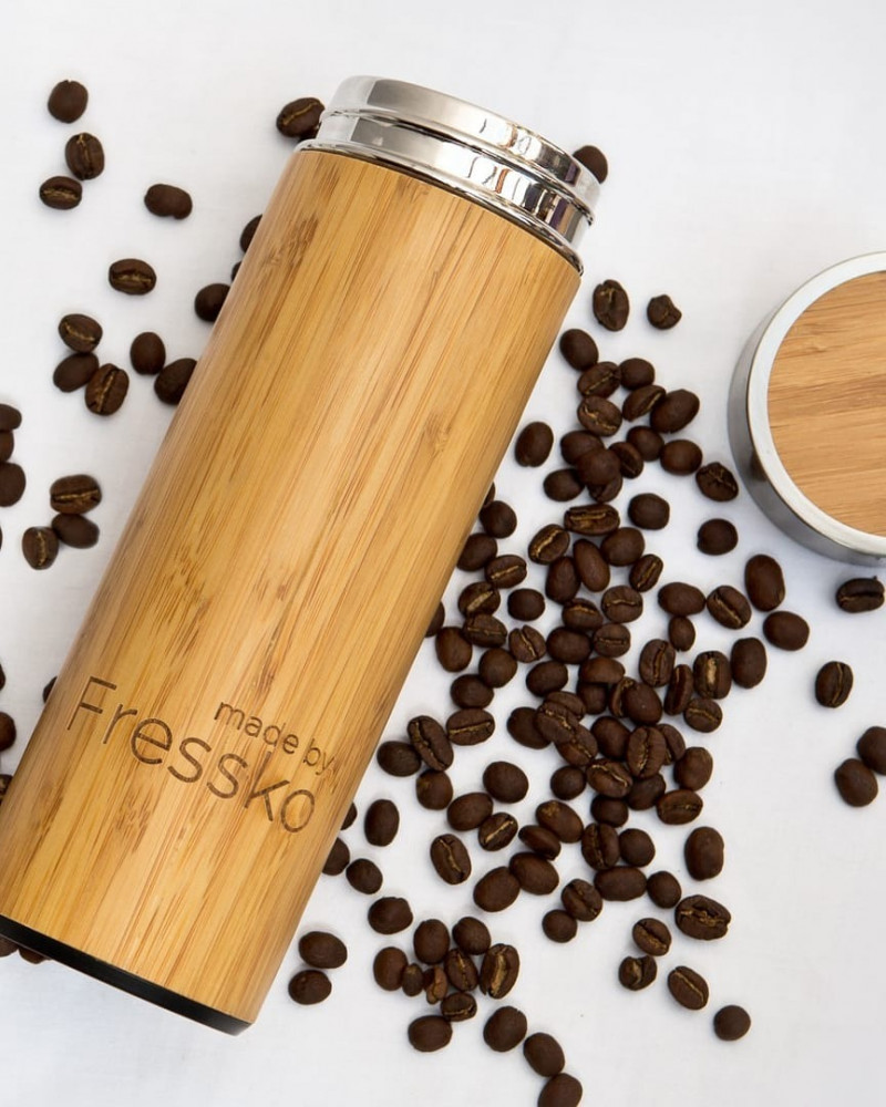 مق فريسكو خشبي حافظ للحرارة والبرودة 300ml