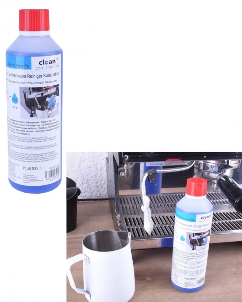 محلول سائل بودرة تنظيف عصا التبخير Steam Wand Cleaner Cleaning كافيلات