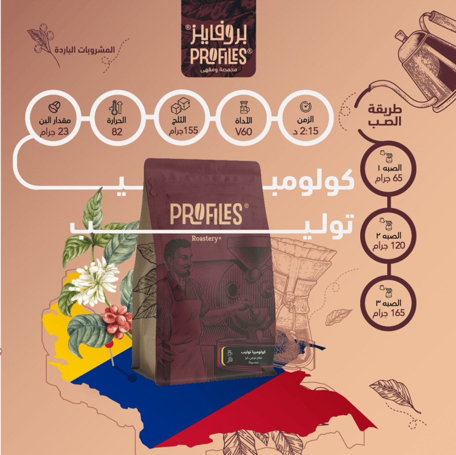 كولومبيا توليب 250g | محمصة بروفايلز