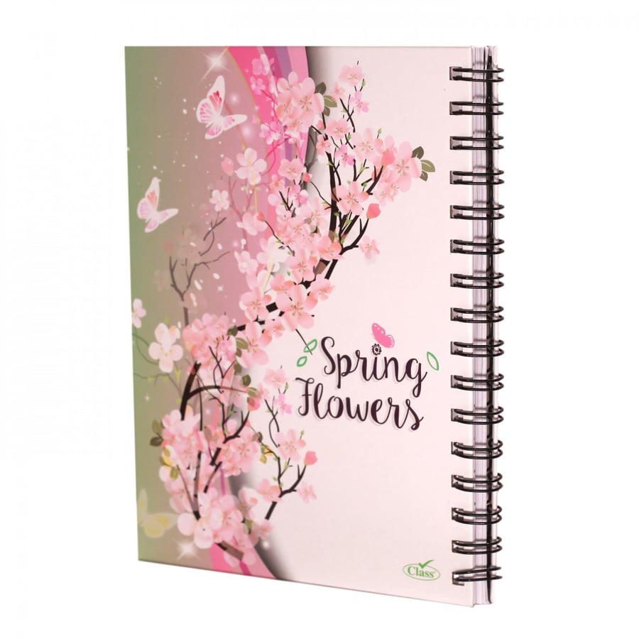 كلاس- دفتر ريكورد مربعات- 200 ورقة- A5- الأشكال متنوعة Class Notebook