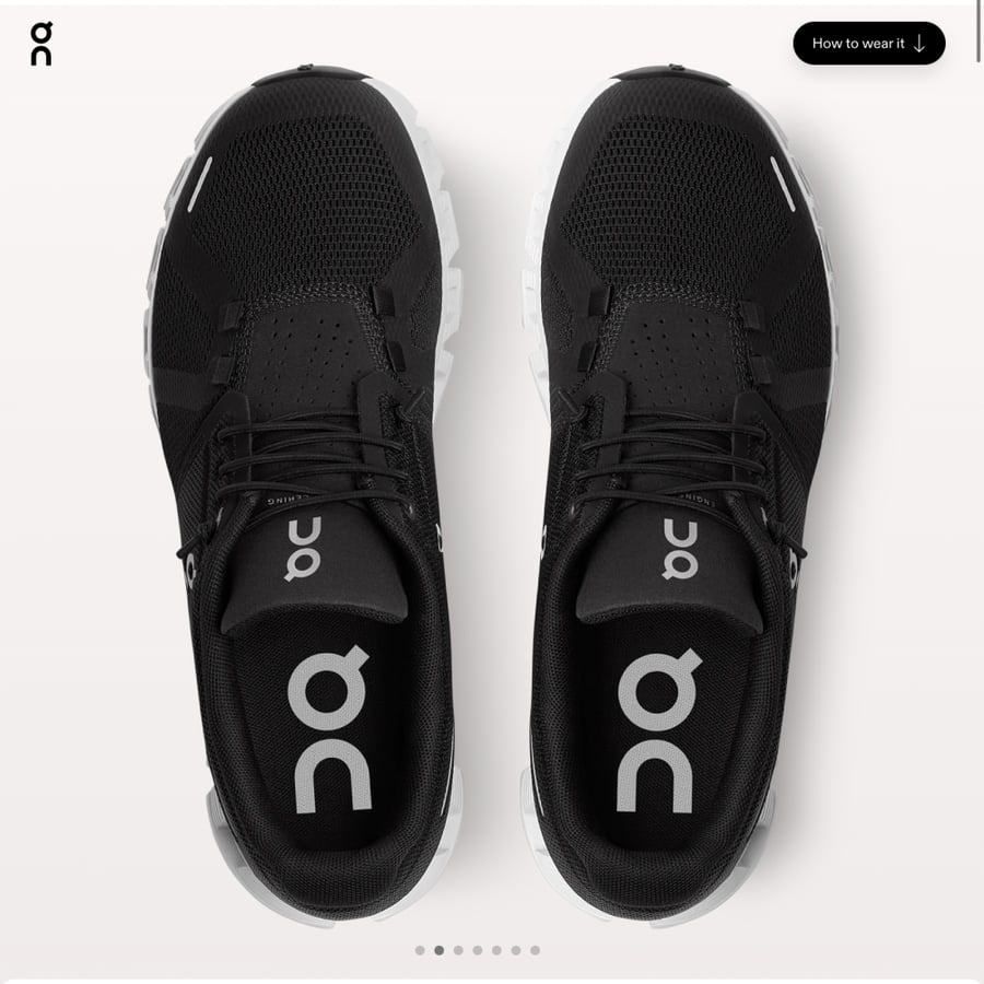 On running cloud 5 (black) Women