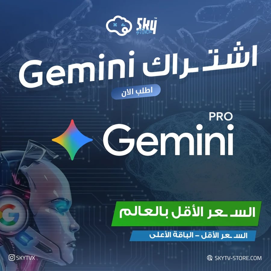 اشتراك جيمني برو (شهر) - Gemini Pro