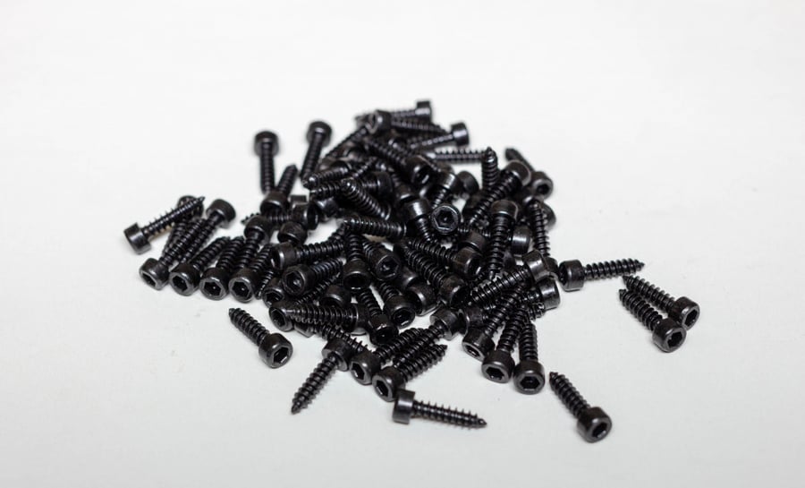 "Bite Screws" Complete Black Beadlock Screw Set (84)