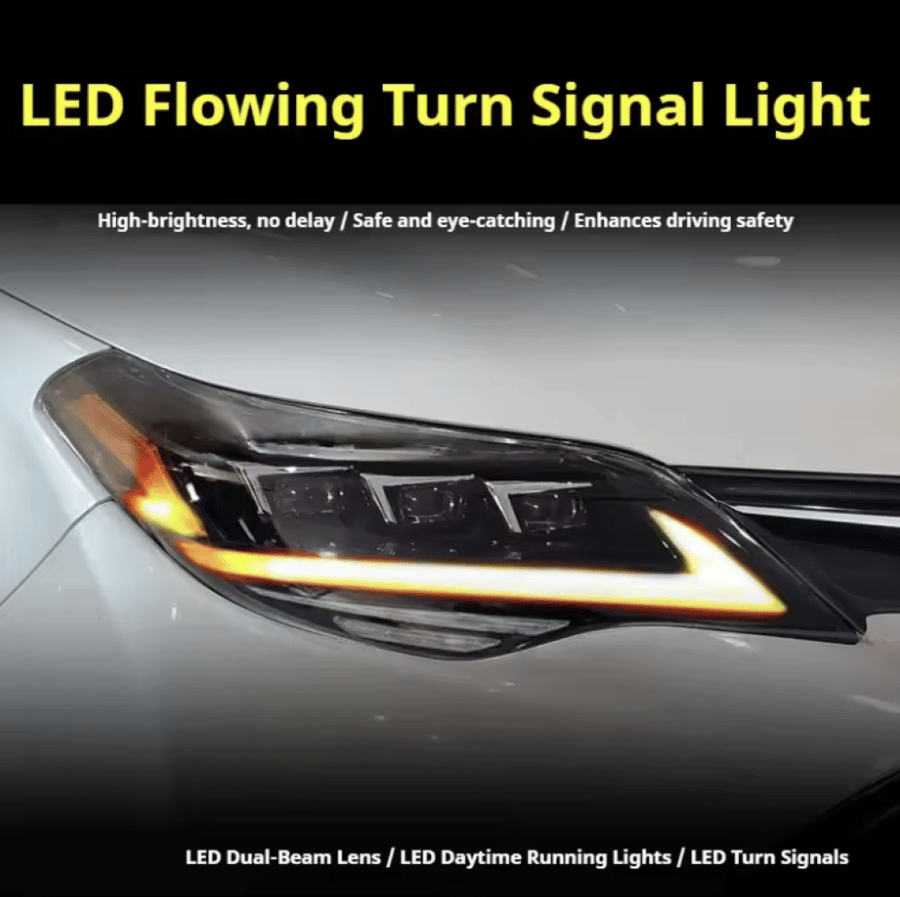 شمعات افالون 2013 - 2018 3 عدسات ليد LED