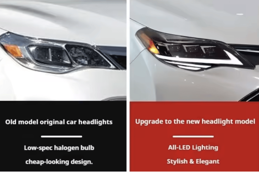 شمعات افالون 2013 - 2018 3 عدسات ليد LED
