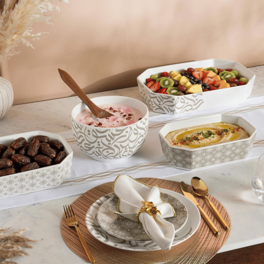 صينية بورسلين مستطيلة صغيرة 24*17.5*6.5 سم