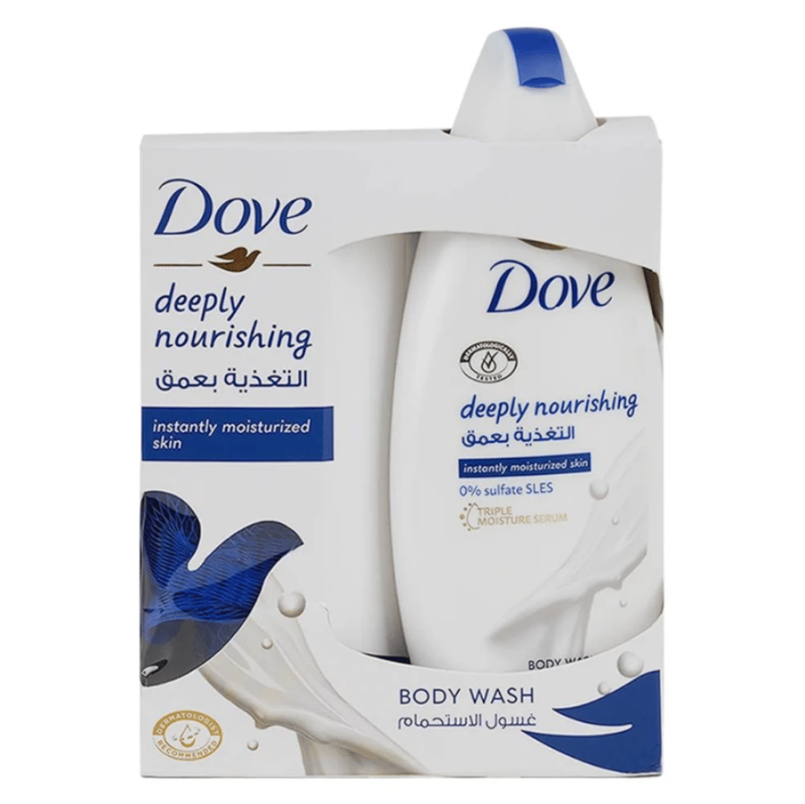 Dove body wash with loofah 250 ml