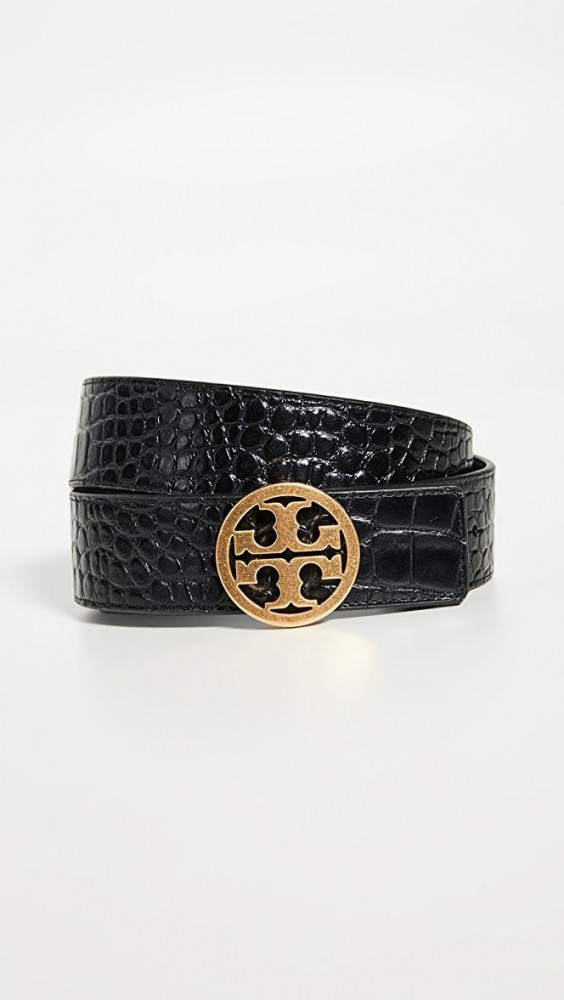 Tory Burch crocodile leather belt- Small size