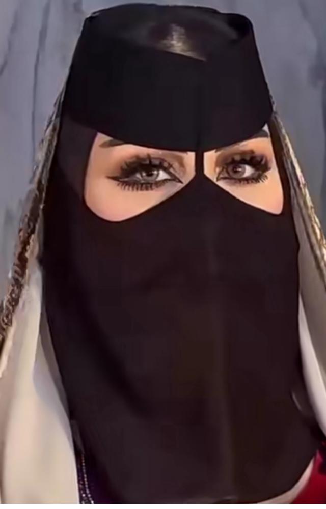 برقع حرير جبه مخمل