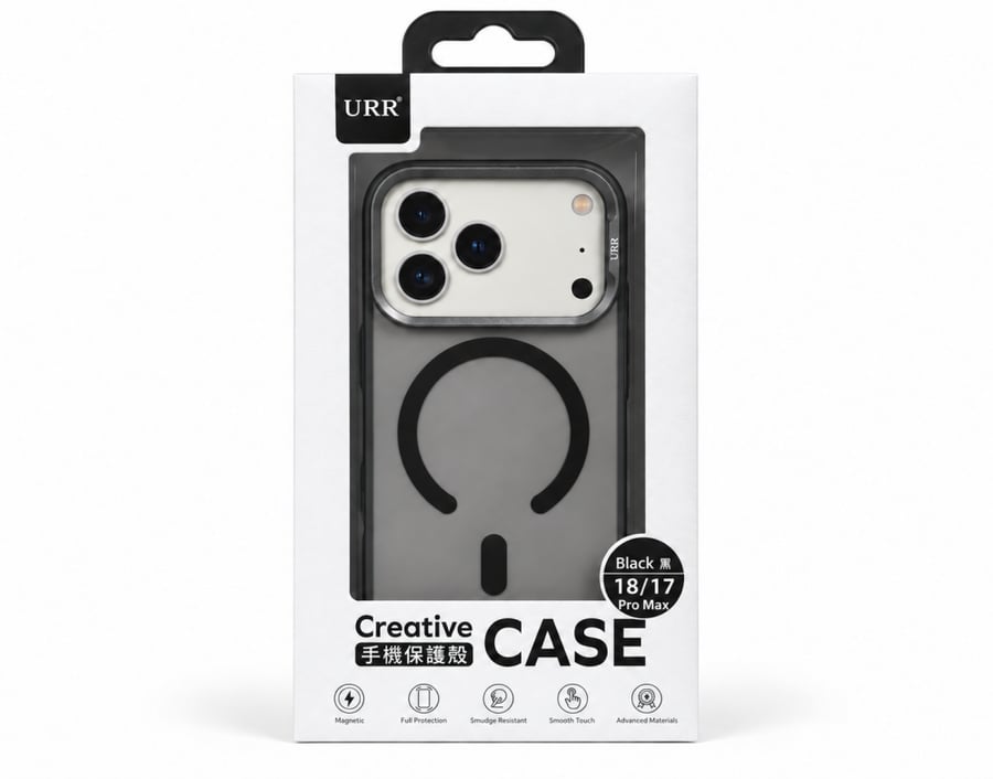 كفر URR Creative Case مغناطيسي لآيفون 17 برو ماكس و18 برو ماكس – ألوان متعددة