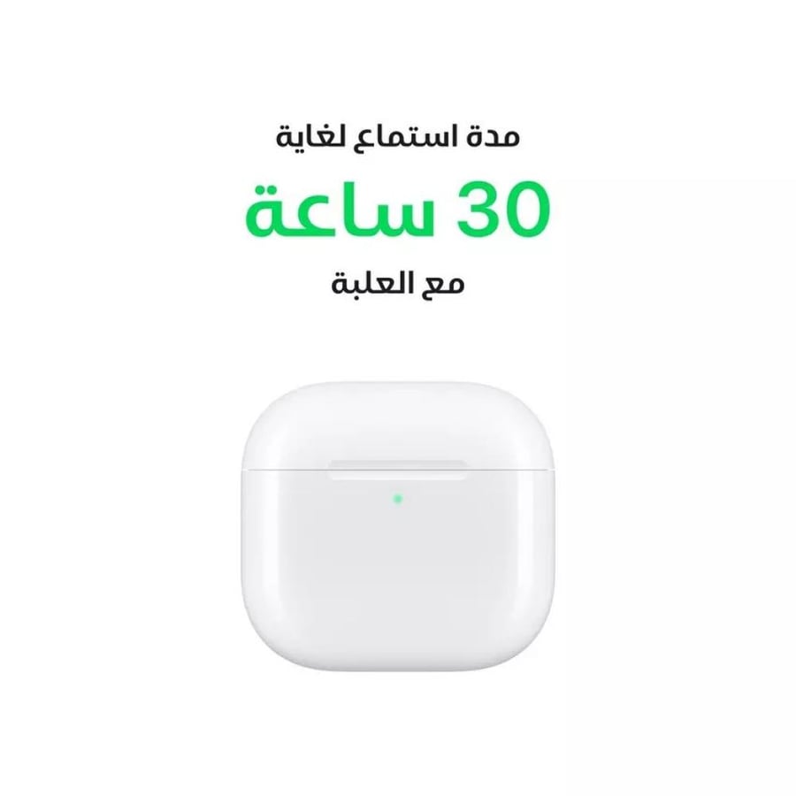 ابل ايربودز 4 بدون عزل ANC - سماعات AirPods 4 الأصلية USB‑C