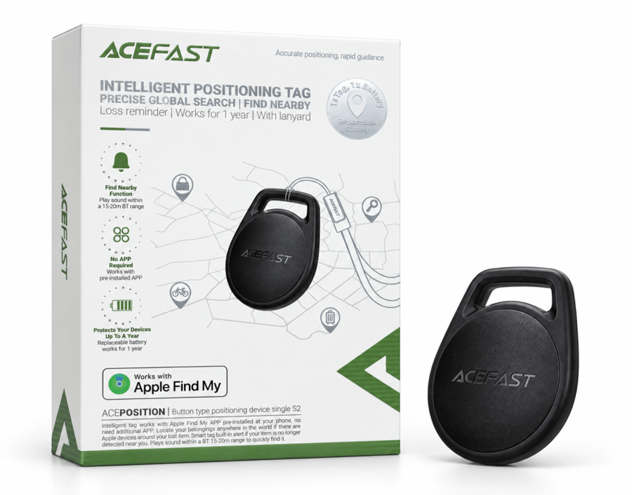 ACEFAST | ايس فاست جهاز تتبع المفاتيح والمقتنيات S2