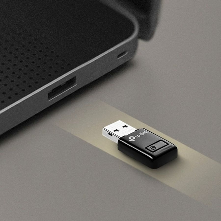 محول شبكة لاسلكي تي بي لينك ميني TL-WN823N بمنفذ USB بسرعة 300Mbps