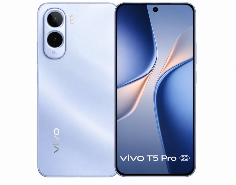 فيفو T5 برو 5G 256 جيجا 8+8 جيجا رام – بطارية 9020mAh وشحن سريع 90 واط - ازرق