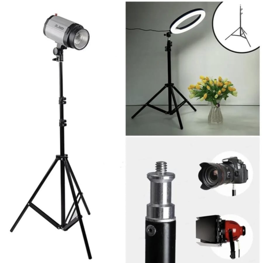 Ring light photography with multiple colors, dual-sided lighting, 3D-33, with a stand 2 meters tall
