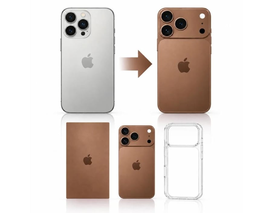 بكج ترهيم ايفون 4 في 1 – لتحويل مظهر جهازك إلى ايفون 18 – ايفون 16 برو و16 برو ماكس