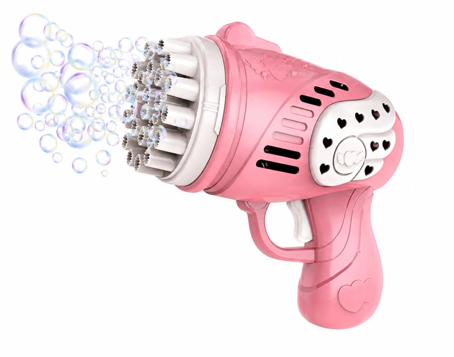 مسدس فقاعات أنجل للأطفال 23 فتحة – إصدار Angel Bubble Gun