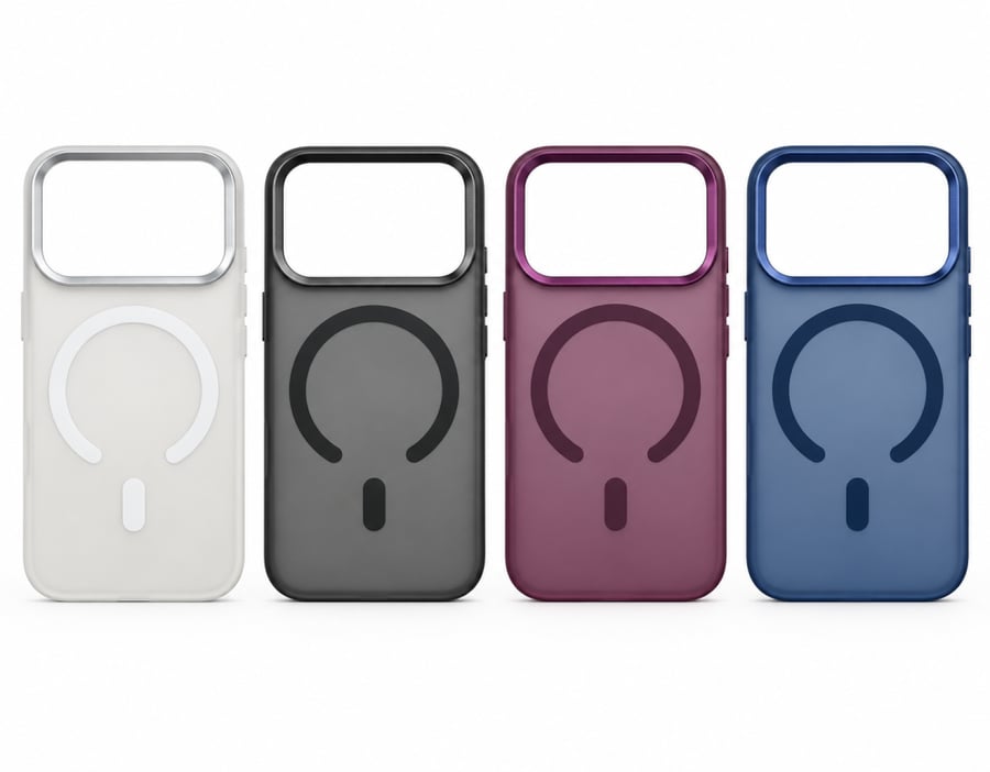 كفر URR Cloud Matte مغناطيسي MagSafe لآيفون 17 برو و18 برو – ألوان متعددة