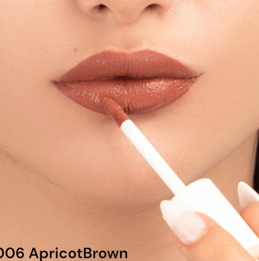 Hartz liquid matte lipstick - 006 Apricot Brown