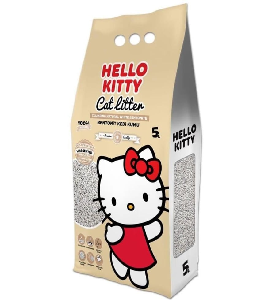 Pet Fun Hello Kitty Natural Cat Litter 5L