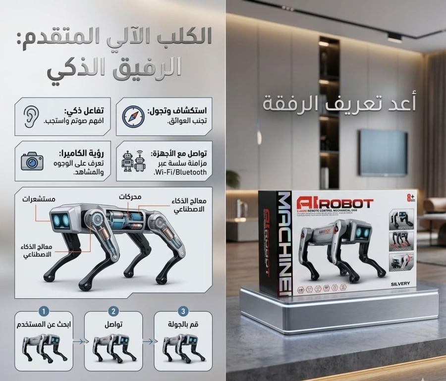 روبوت الكلب الذكي 2.4GHZ-RC