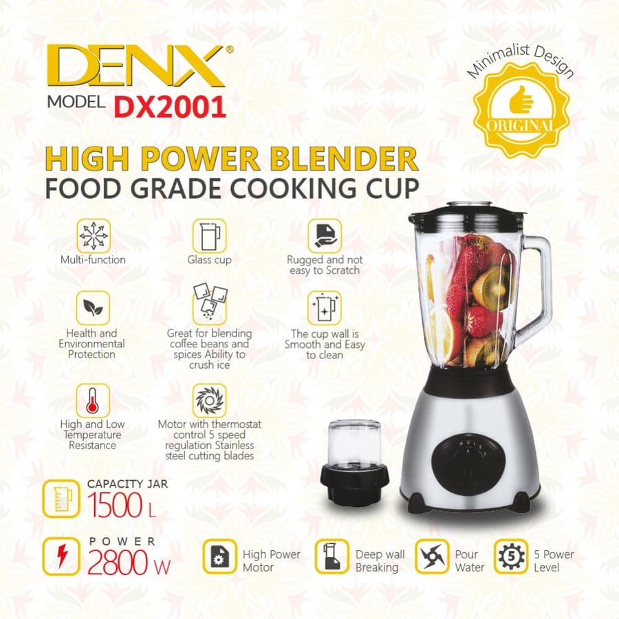 Dinex DX2001 2800W 1.5L Electric Blender