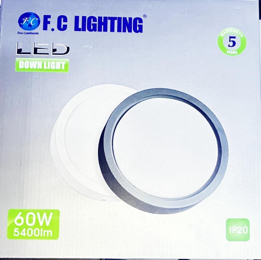 بنل خارجي 12" 6500K FC-TD6065-B F.C LIGHTING